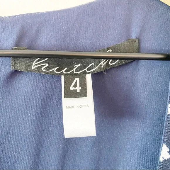 MODCLOTH x HUTCH My Darling Navy Daisy Belted Mini Dress Cottagecore - Picture 10 of 10